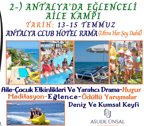 Antalya'da Eğlenceli Aile Kampı